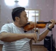 Mr Ehsan, violin student