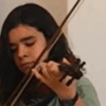 Miss Lena, violin student