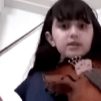 Miss Rozhda, violin student