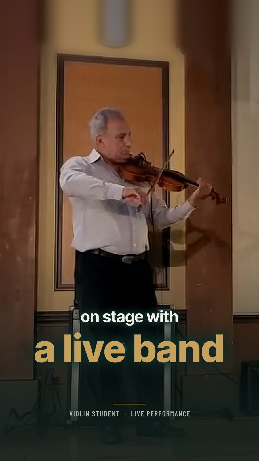 From Lessons to the Stage